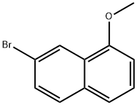 7-Bromo-1-methoxynaphthalene Struktur
