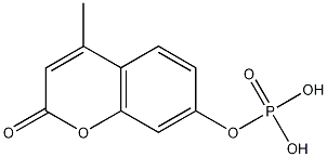 4-Methylumbelliferyl phosphate 结构式