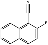1-Cyano-2-fluoronaphthalene Structure