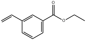 3-ビニル安息香酸エチルエステル 化学構造式