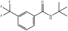 N-tert-Butyl-3-(trifluoromethyl)benzamide Struktur