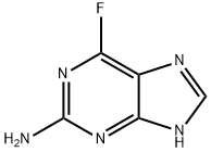 2-氨基-6-氟嘌呤, 34798-94-2, 结构式