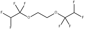 Ethylene glycol bis(1,1,2,2-tetrafluoroethyl) ether Struktur