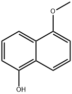 5-メトキシ-1-ナフタレノール 化学構造式