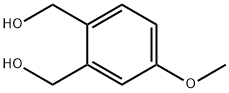 4-メトキシ-1,2-ベンゼンジメタノール 化学構造式