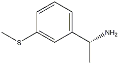 Benzenemethanamine, .alpha.-methyl-3-(methylthio)-, (.alpha.R)- Struktur
