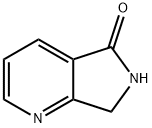 6,7-ジヒドロ-5H-ピロロ[3,4-B]ピリジン-5-オン 化学構造式