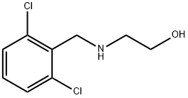 N-(2,6-二氯苄基)乙醇胺 结构式