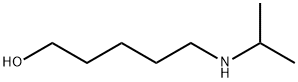 5-(イソプロピルアミノ)ペンタノール 化学構造式