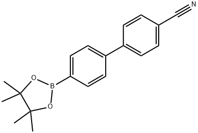 4-氰基联苯-4-硼酸频那醇酯, 406482-72-2, 结构式