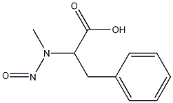 N-Nitroso-N-methyl-DL-phenylalanine, 41867-08-7, 结构式