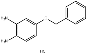 4-苄氧基-1,2-亚苯基二胺双盐酸盐, 41927-18-8, 结构式