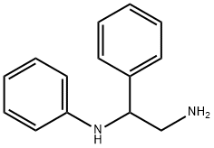 N,1-ジフェニルエタン-1,2-ジアミン 化学構造式