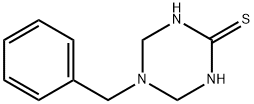 5-苄基-1,3,5-三嗪烷-2-硫酮 结构式