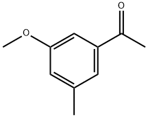 3-甲氧基-5-甲基苯乙酮, 43113-94-6, 结构式