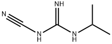 1-Cyano-3-isopropylguanidine Struktur