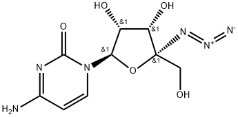 4'-叠氮基胞嘧啶核苷 结构式