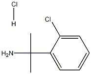 2-(2-CHLOROPHENYL)PROPAN-2-AMINE HYDROCHLORIDE Struktur