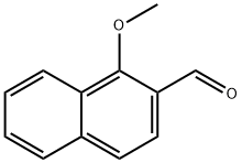 1-Methoxynaphthalene-2-carboxaldehyde Struktur