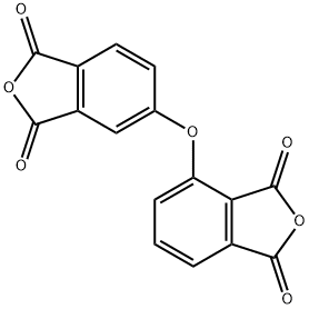 3,4'-オキシジフタル酸無水物 化学構造式