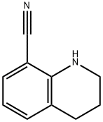 1,2,3,4-tetrahydro-8-Quinolinecarbonitrile Struktur