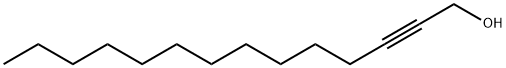 2-十四碳炔-1-醇, 51309-22-9, 结构式
