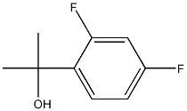 2-(2,4-ジフルオロフェニル)プロパン-2-オール 化学構造式