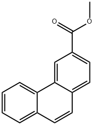 Methyl phenanthrene-3-carboxylate Struktur
