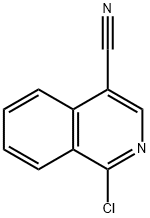 1-氯异喹啉-4-甲腈 结构式