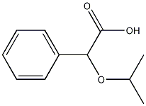 Isopropoxy(phenyl)acetic acid Struktur