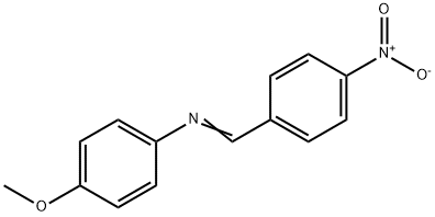 (4-methoxyphenyl)-(4-nitrobenzylidene)amine Struktur