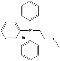 Phosphonium, (2-methoxyethyl)triphenyl-, bromide Structure