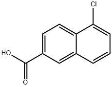 5-クロロ-2-ナフトエ酸 化学構造式