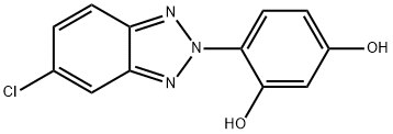 4-(5-CHLORO-2H-BENZOTRIAZOL-2YL)-1,3-BENZENEDIOL 结构式