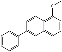 1-Methoxy-6-phenylnaphthalene Structure