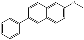 2-Methoxy-6-phenylnaphthalene Structure