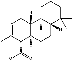 (1R,4aR,4bS,10aR)-Methyl 2,4b,8,8,10a-pentamethyl-1,4,4a,4b,5,6,7,8,8a,9,10,10a-dodecahydrophenanthrene-1-carboxylate Structure