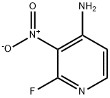 2-氟-3-硝基吡啶-4-胺 结构式