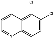 5,6-ジクロロキノリン 化学構造式