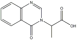 2-(4-OXOQUINAZOLIN-3(4H)-YL)PROPANOIC ACID Structure