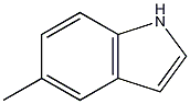 5-Methyl-1H-indole 结构式