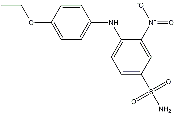 Sulfanilamide, N4-(p-ethoxyphenyl)-3-nitro- Struktur
