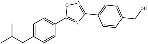 (4-(5-(4-isobutylphenyl)-1,2,4-oxadiazol-3-yl)phenyl)methanol