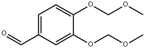 3,4-双(甲氧基甲氧基)苯甲醛, 6515-06-6, 结构式