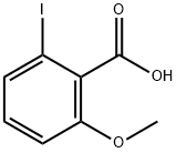 2-碘-6-甲氧基苯甲酸 结构式