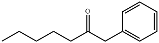 ベンジルペンチルケトン 化学構造式