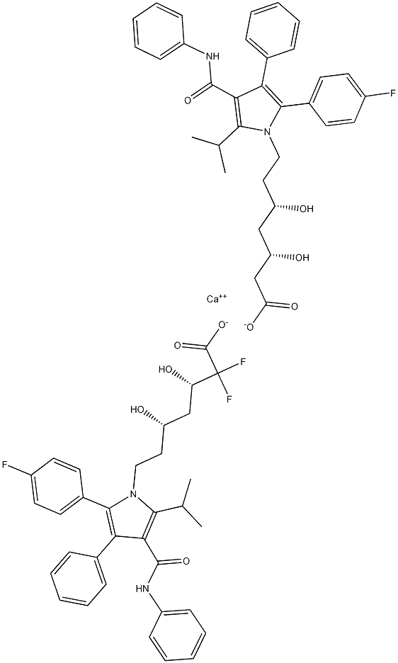 Difluoro Atorvastatin Structure