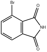 4-ブロモイソインドリン-1,3-ジオン 化学構造式