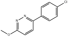 3-(4-氯苯基)-6-甲氧基哒嗪, 70751-01-8, 结构式