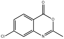7-Chloro-2-methyl-3,1-benzoxazin-4-one Struktur